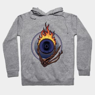 Wheel Fire Illustration Hoodie